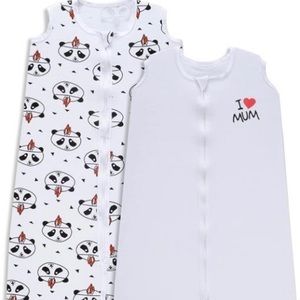 2 Pack Baby Sleeping Bag & Sack Wearable Blanket Toddler Sleeveless Sleepwear